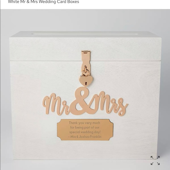 PERSONALIZED WEDDING THANK YOU BOX - Picture 10 of 10